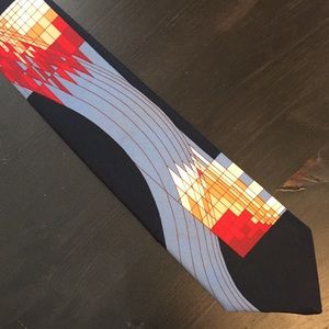 Sears Art Deco Polyester Necktie